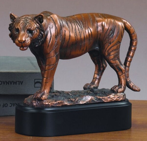 Tiger Sculpture Decorative Statue Classic Design Artwork Tabletop Art